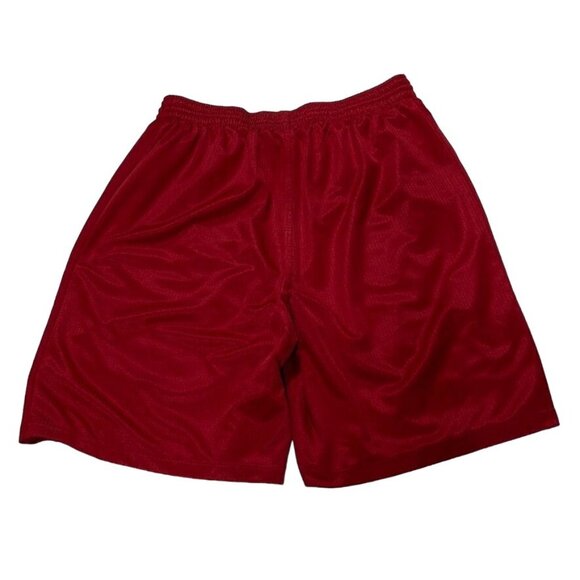 NIKE Basketball Men's Red Mesh Polyester Shorts Size XL - Picture 4 of 10